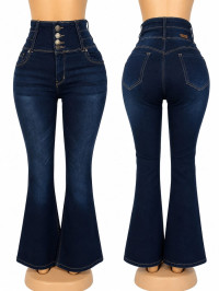 Jeans Campana Levanta Cola Premium