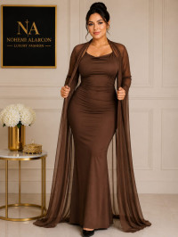 Vestido Elegance Mocha
