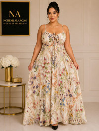 Vestido Floral Elegancia Serena
